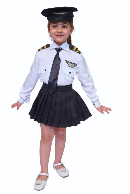 Kids Airline Pilot Costume Set