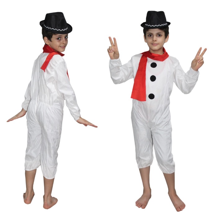 Kids Snowman Fancy Dress Costume